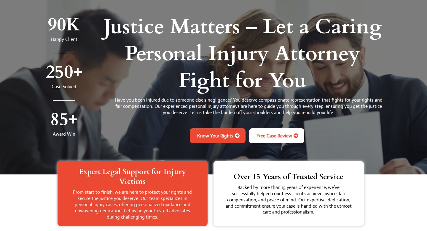 Personal Injury Law Firm Demo 2